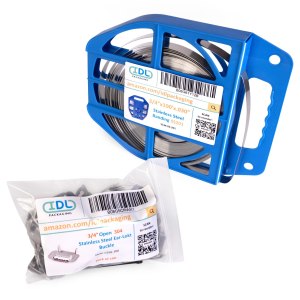 IDL Packaging Repuesto para kit de bandas de acero inoxidable 201 de 34 pulgadas – Bobina de bandas de acero inoxidable 201 de 34 pulgadas x 0.03 IDL Packaging Repuesto para kit de bandas de acero inoxidable 201 de 34 pulgadas – Bobina de bandas de acero inoxidable 201 de 34 pulgadas x 0.03