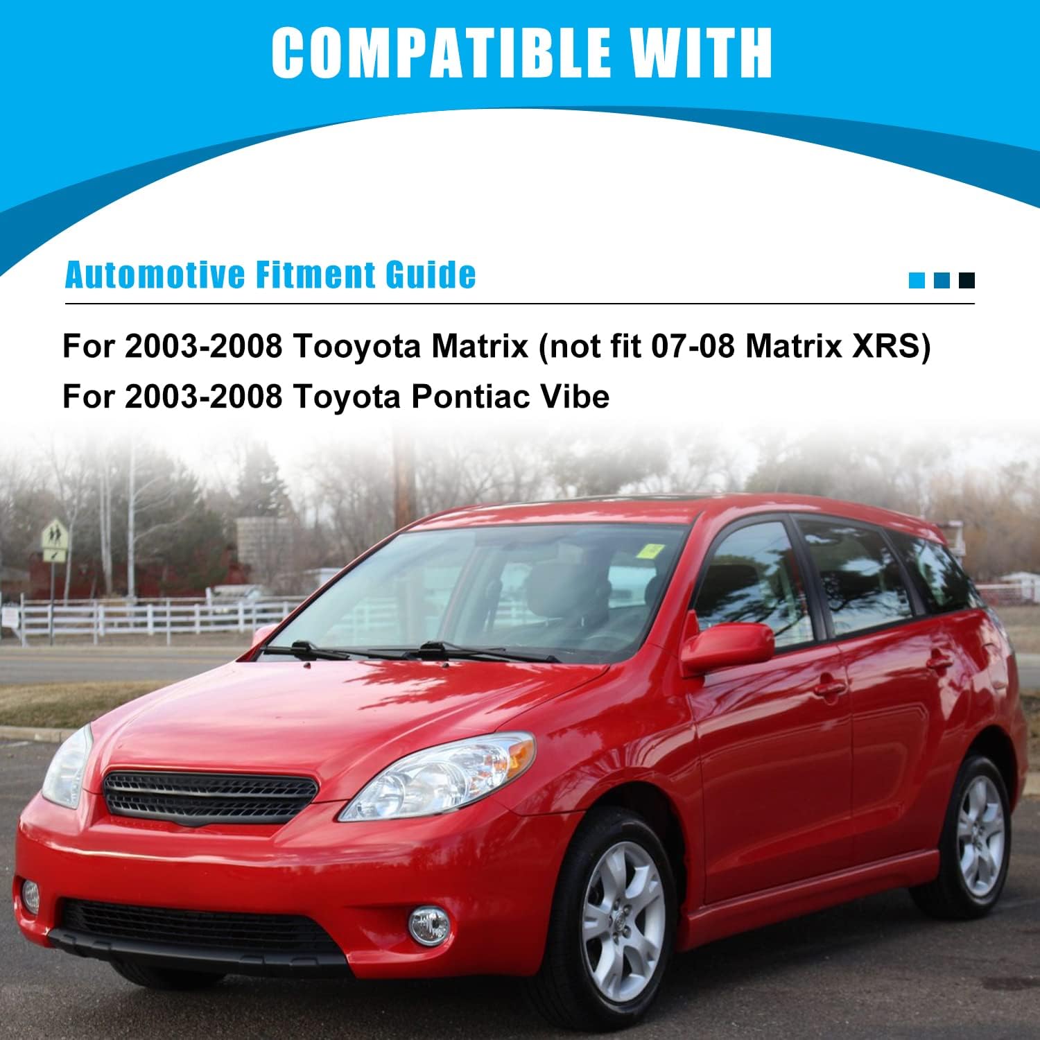 CPW Luces antiniebla compatibles con Toyota MatrixPontiac Vibe 2003, 2004, 2005, 2006, 2007 y 2008, luces antiniebla de conducción + interruptor +