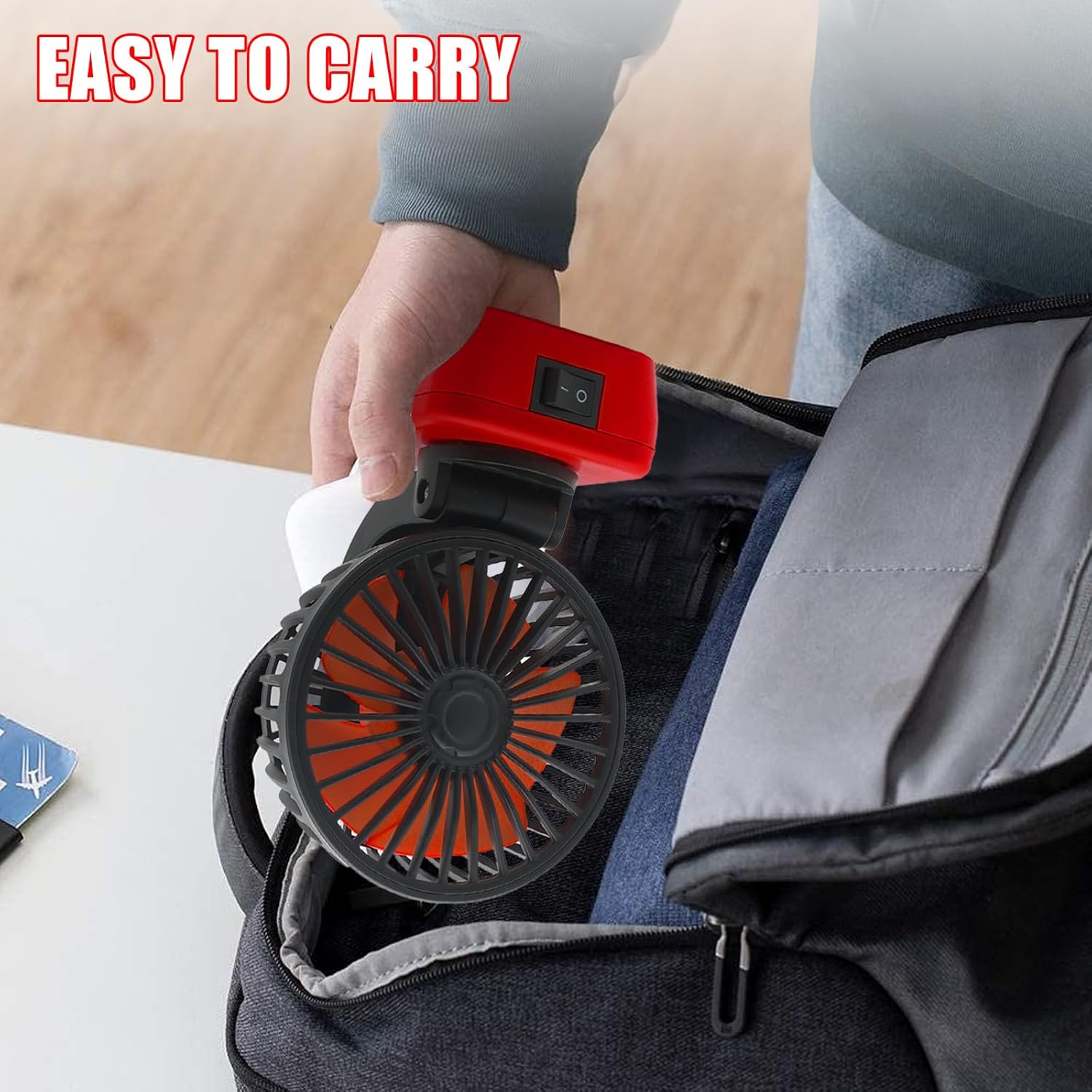 Aernair Ventilador portátil para sitio de trabajo compatible con batería Milwaukee M18 de 18 V, ventilador de refrigeración eléctrico alimentado por