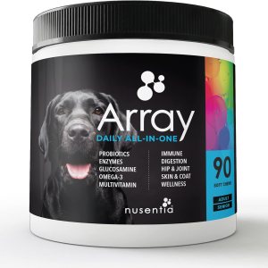 Vitaminas para perros con probióticos y enzimas Array Soft Chews (90 CT)  Suplemento multifuncional trata con apoyo digestivo Vitaminas para perros con probióticos y enzimas Array Soft Chews (90 CT)  Suplemento multifuncional trata con apoyo digestivo