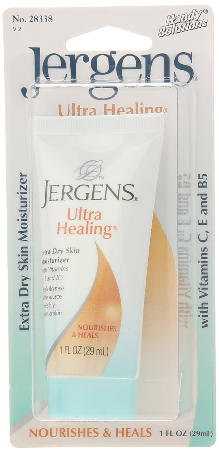Jergen’s Ultra Healing Lotion, tubos de 1 onza líquida (paquete de 12)