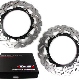 Arashi Rotores de disco de freno delantero para BMW S1000R 2014-2017 NAKED 14-18  S1000RR 2009-2018 ABS  S1000XR 2015-2021  S1000R Rueda fundida Arashi Rotores de disco de freno delantero para BMW S1000R 2014-2017 NAKED 14-18  S1000RR 2009-2018 ABS  S1000XR 2015-2021  S1000R Rueda fundida