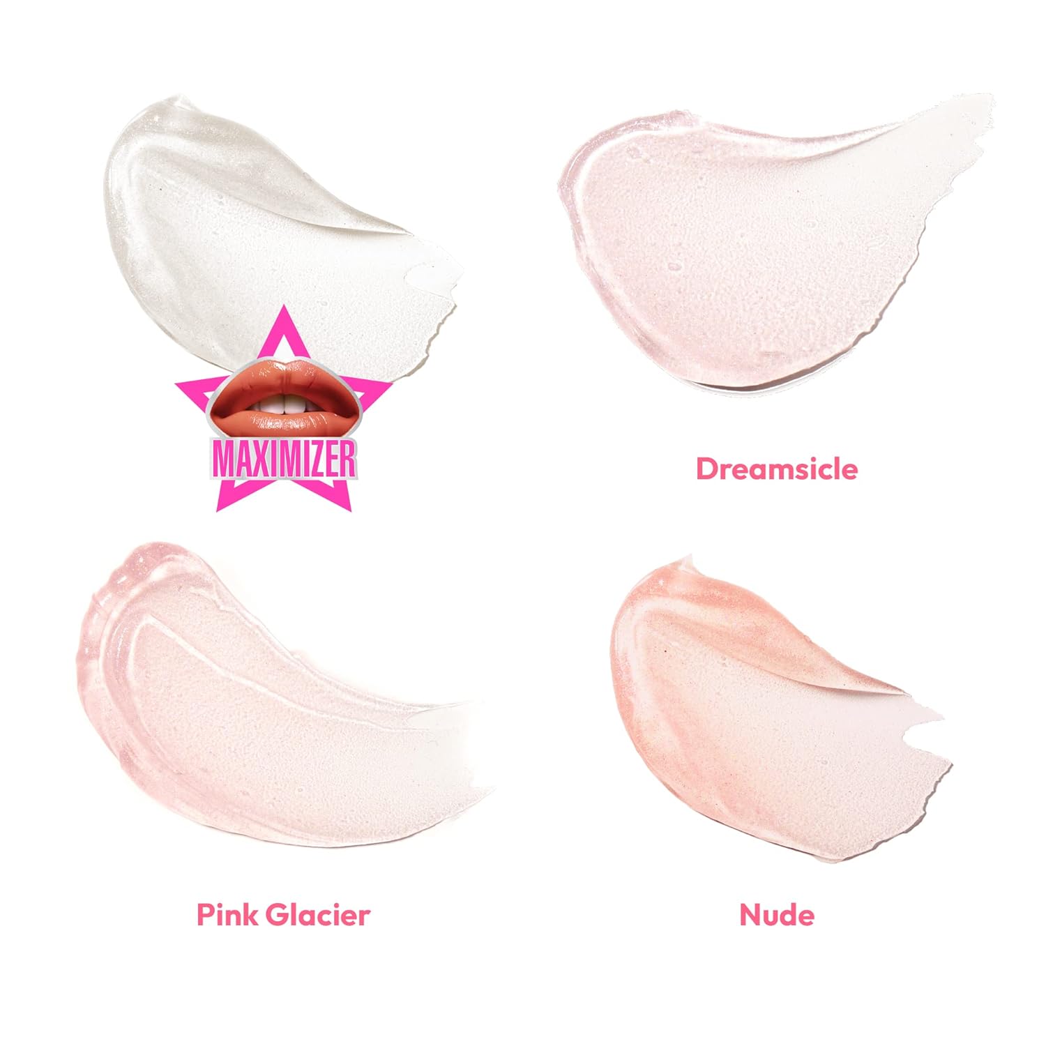 Ruby Kisses Plumping Lip Gloss  Hidratante, voluminoso, de alto brillo, sin crueldad animal, suavizante, maximizador de labios instinto, 4 colores,
