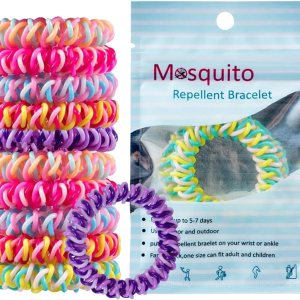 Paquete de 12 pulseras repelentes de mosquitos, bandas repelentes de mosquitos envueltas individualmente, pulseras de mosquitos de insectos sin DEET Paquete de 12 pulseras repelentes de mosquitos, bandas repelentes de mosquitos envueltas individualmente, pulseras de mosquitos de insectos sin DEET