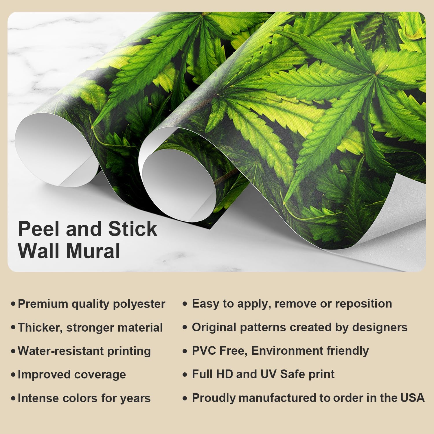 Empapelado autoadhesivo grande Wall26, series mural de pared, WMR-WP-X-D257-66x24x4