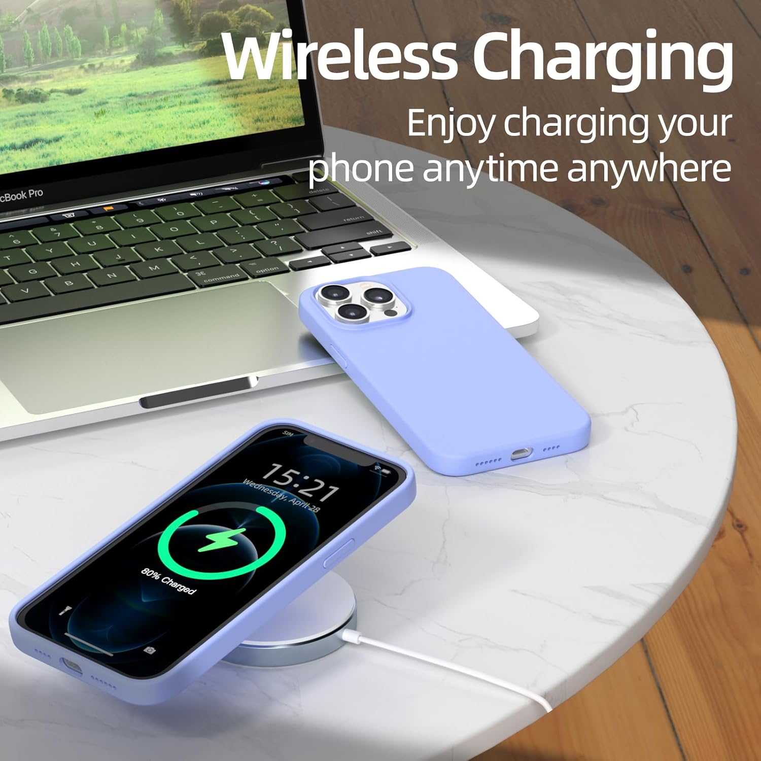 Funda para iPhone 12 Pro Max, silicona líquida de alta calidad, funda protectora de cuerpo completo a prueba de caídas, forro de microfibra suave