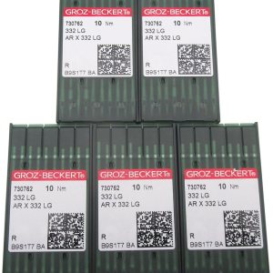 GROZ-BECKERT Aguja en caja de plástico transparente ckpsms – 50 agujas Groz-Beckert 332 LG ARX332 LG para máquina de parches de zapatos compatibles GROZ-BECKERT Aguja en caja de plástico transparente ckpsms – 50 agujas Groz-Beckert 332 LG ARX332 LG para máquina de parches de zapatos compatibles