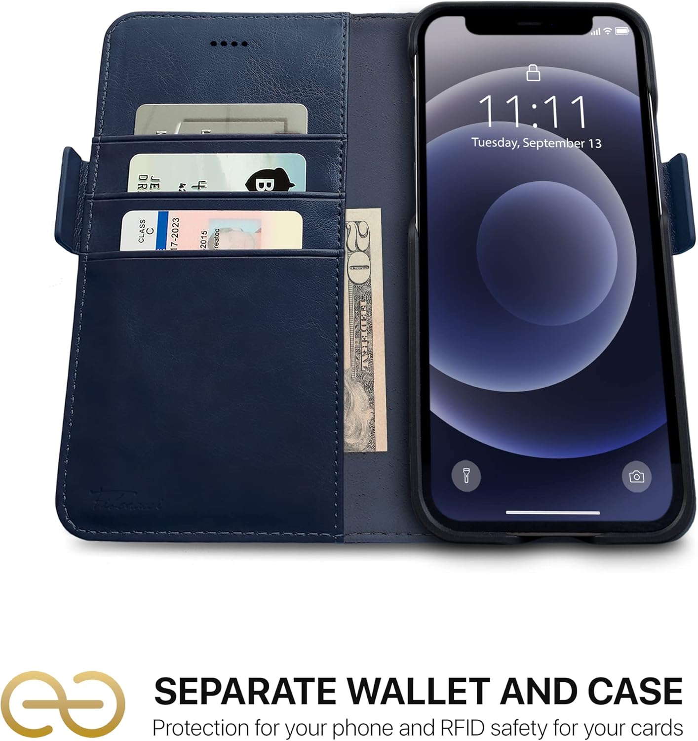 Dreem – Funda y cartera Fibonacci 2 en 1 para iPhone