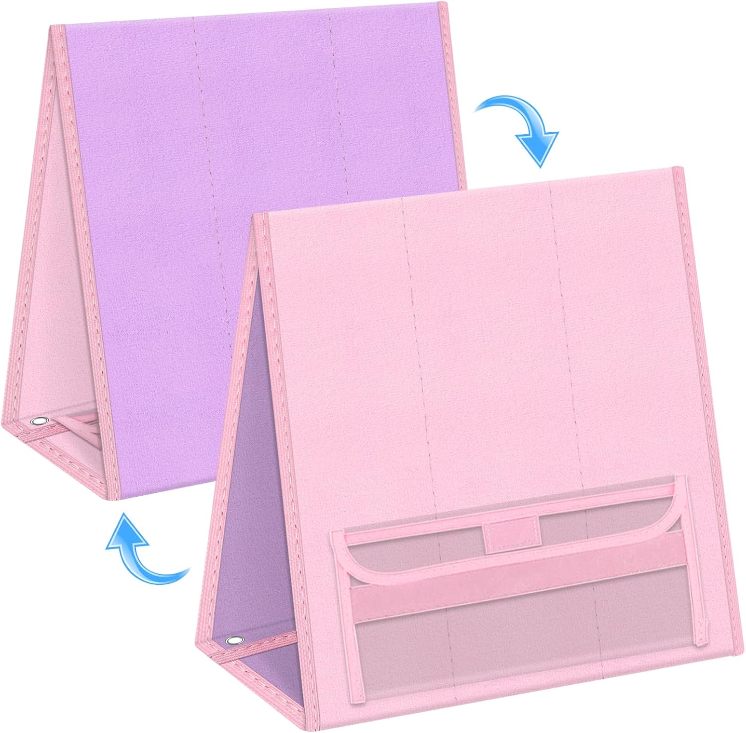AKAYOK Tablero de fieltro plegable para niños pequeños, tabla de franela para preescolar, aprendizaje temprano, narración interactiva de historias