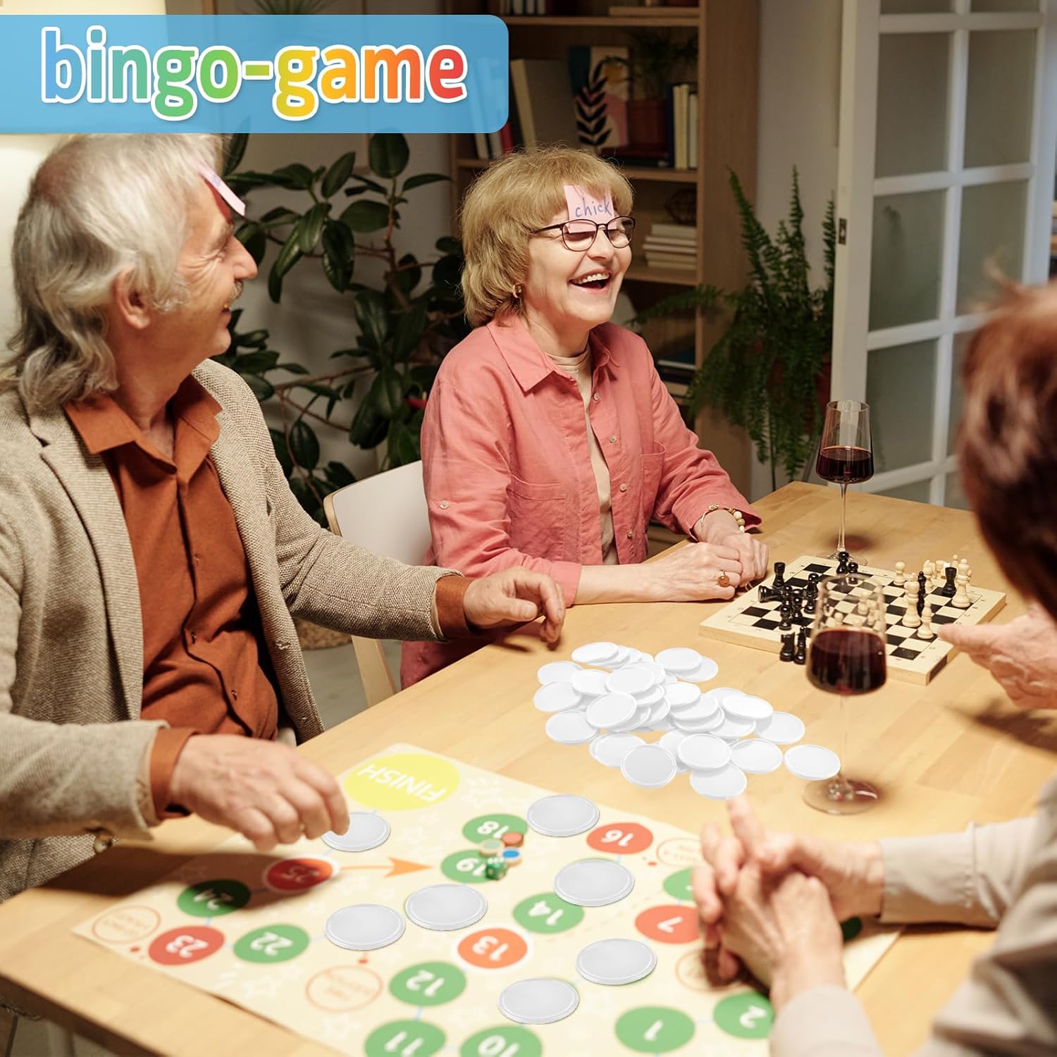 Coopay 600 fichas de póquer de plástico para contadores de aprendizaje, discos de conteo de fichas de bingo, marcadores para práctica de matemáticas