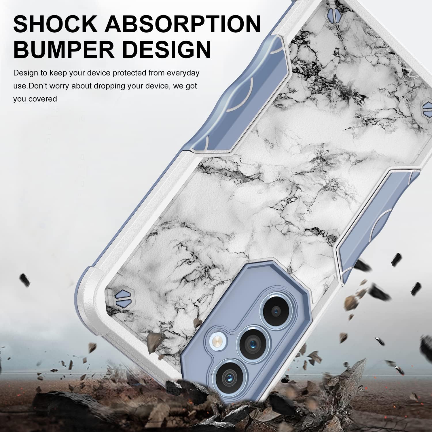 Rosebono Funda compatible con Samsung Galaxy S23 Ultra, diseño gráfico híbrido de doble capa, resistente protección para Samsung Galaxy S23 Ultra