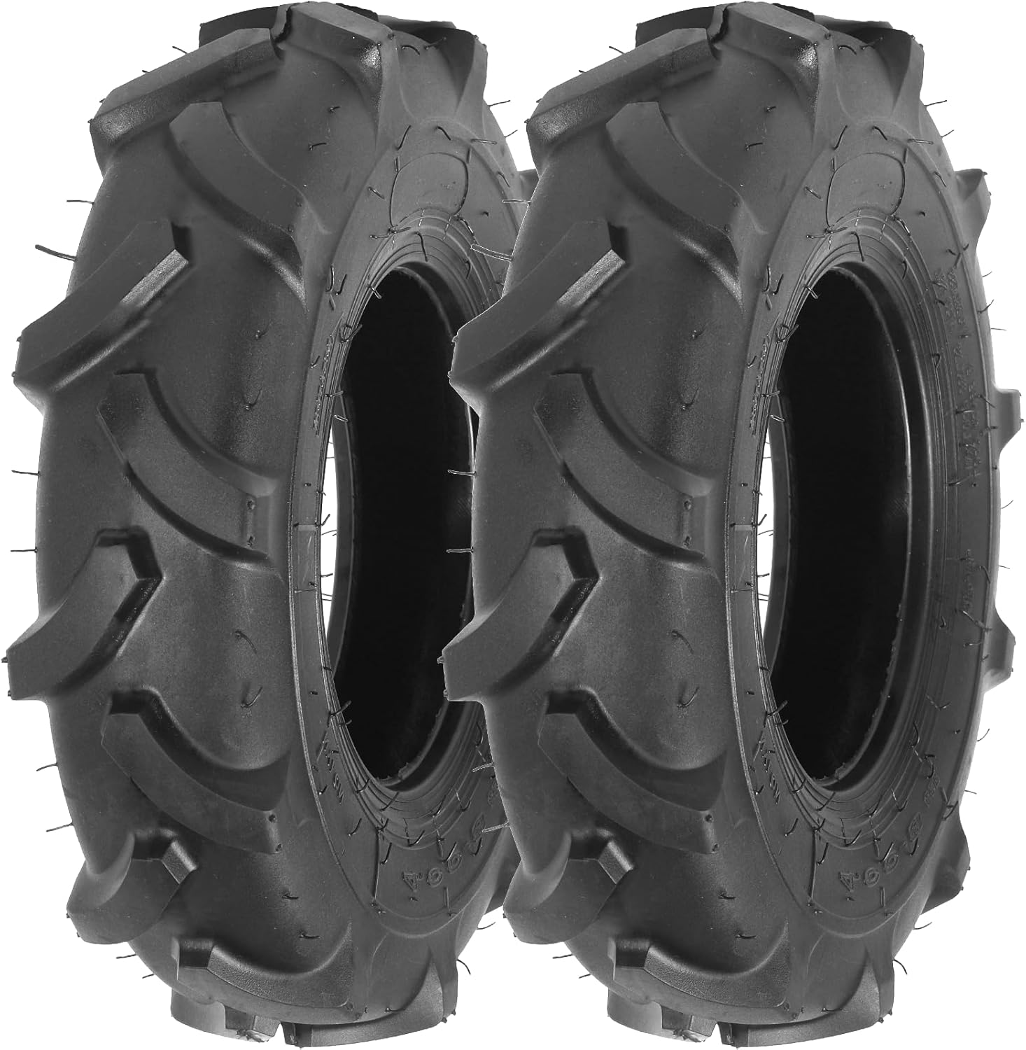 Paquete de 2 neumáticos de 4.00-8 pulgadas, sin cámara, 4PR para cortacésped, repuesto para cortacésped de césped 4.80-8 4.00-8, tractor de césped,