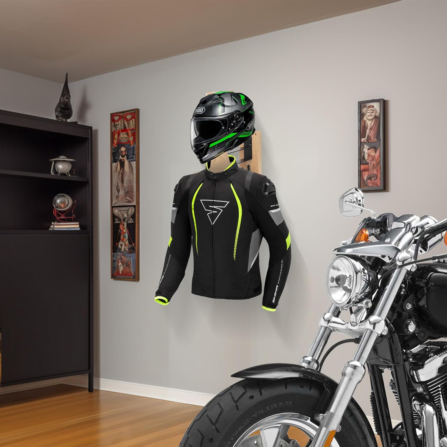 CuffUp Soporte para casco de motocicleta, Airsoft táctico, soporte de pared para casco con gancho para motocicleta, ciclismo, rugby, soporte de