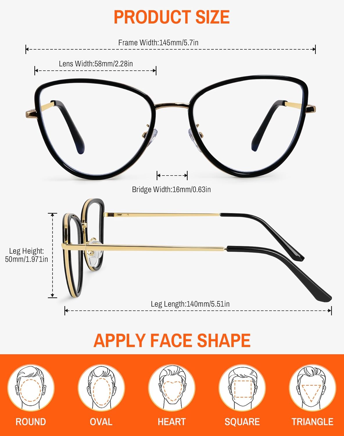 Gafas de luz azul para mujer, a la moda, anti rayos UV, para ordenador y fatiga ocular digital