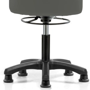 Perch Life Taburete ajustable con tapas estacionarias, altura del escritorio de 18 a 23 pulgadas, capacidad de peso de 250 libras, (vinilo carbón) Perch Life Taburete ajustable con tapas estacionarias, altura del escritorio de 18 a 23 pulgadas, capacidad de peso de 250 libras, (vinilo carbón)