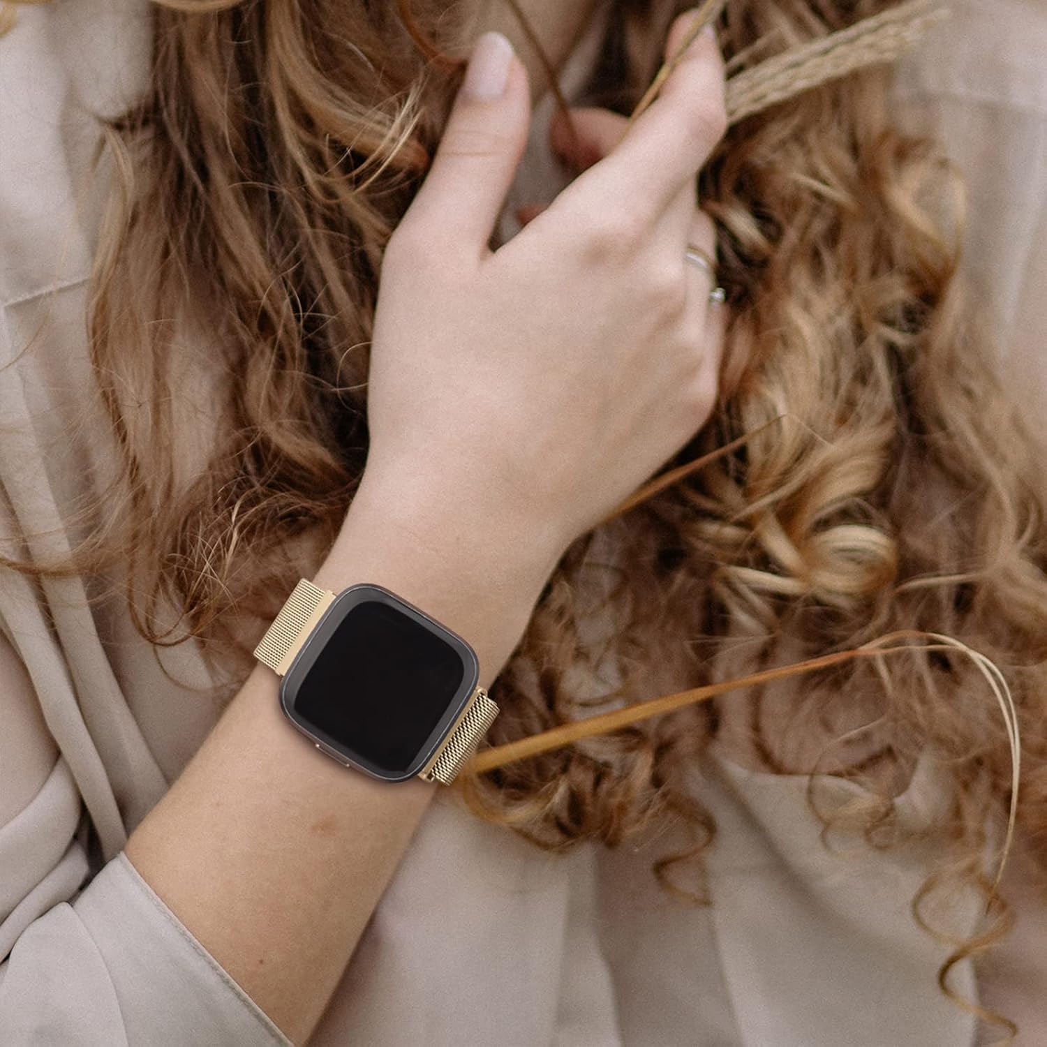 Correa de repuesto para Fitbit Versa 2 correas para mujeres y hombres, correa de repuesto magnética ajustable para Fitbit Versa 2  Fitbit VersaVersa