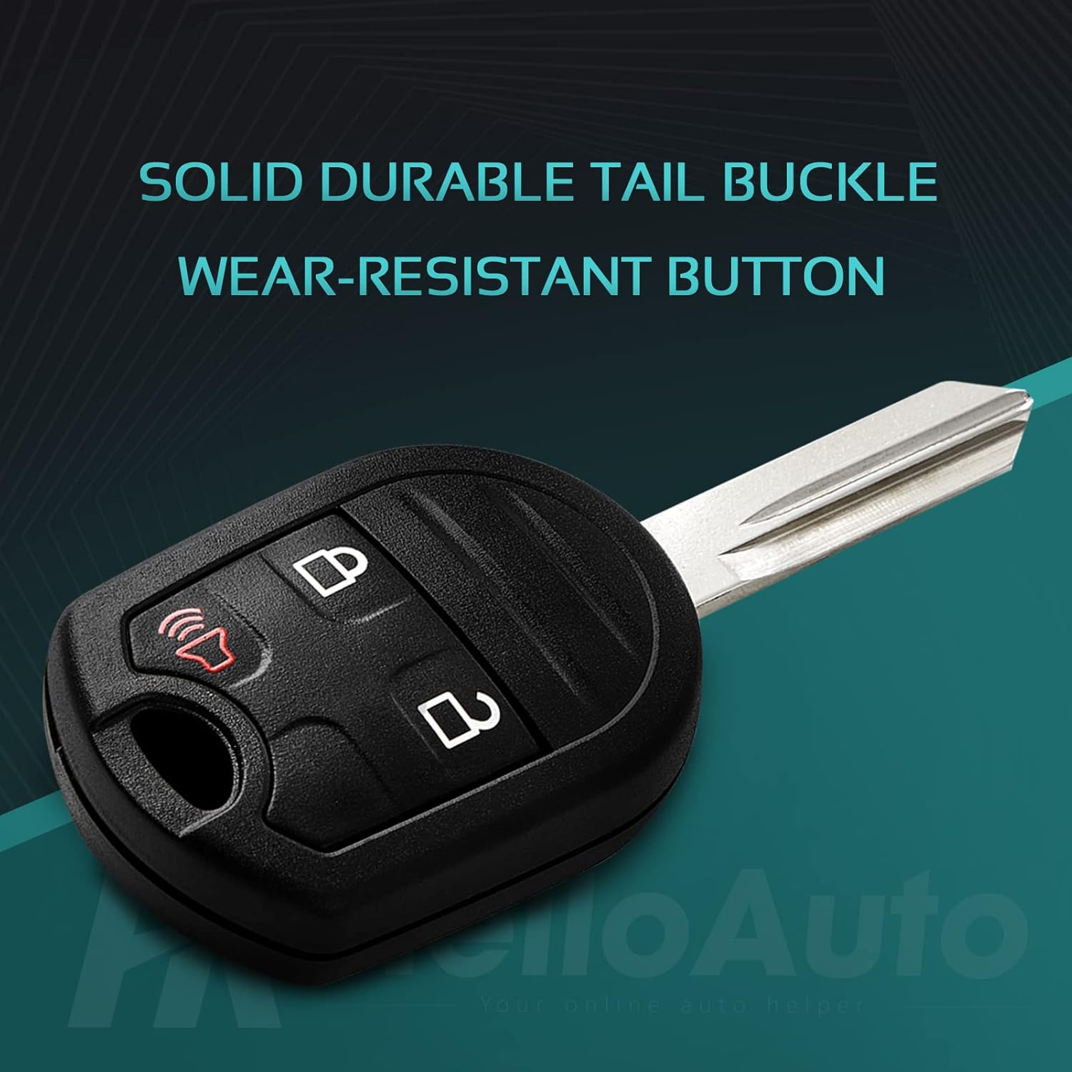 Llavero de repuesto para Ford F-150 2004-2014 F-250 F-350 2004-2016 F-450 Flex 2009-2017 Explorer 2001-2015 Escape Ranger 2001-2011 Fusion Econoline