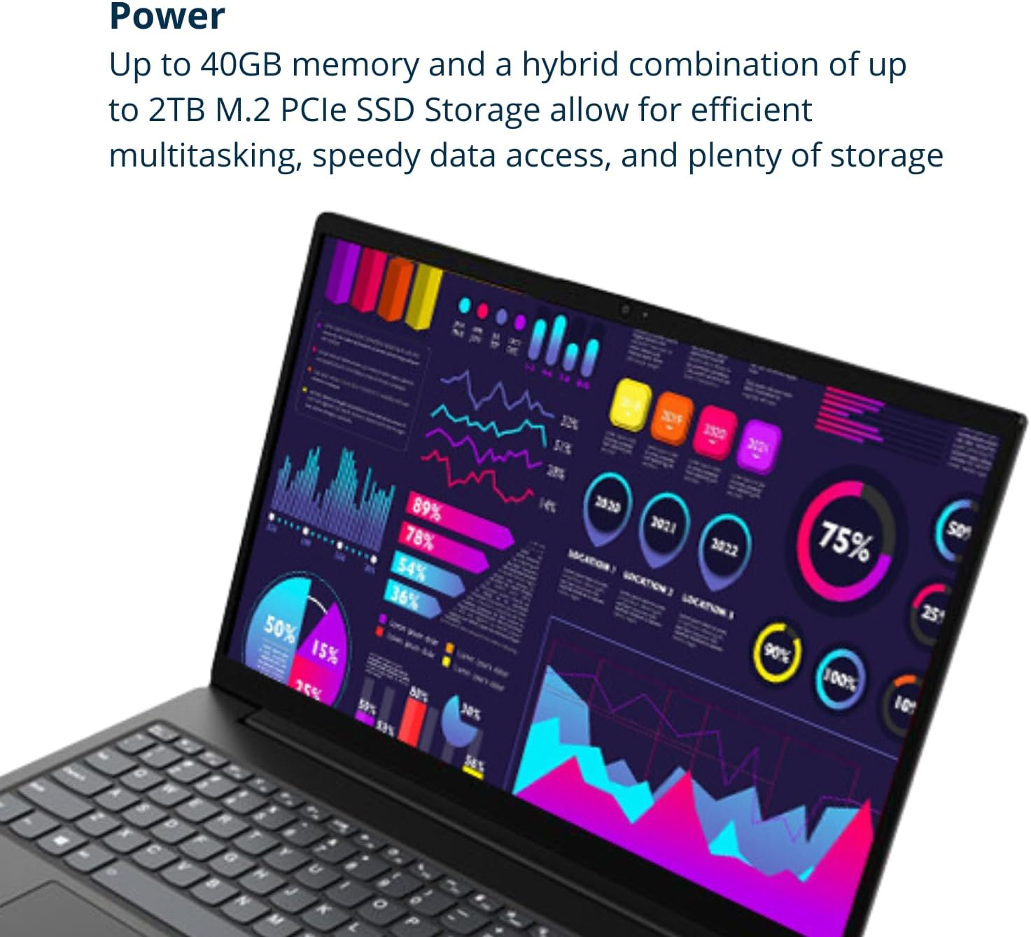 Lenovo Computadora portátil V15, pantalla FHD de 15.6 pulgadas, procesador AMD Ryzen 5 5500U Hexa-core (Beat Intel i7-1065G7), 16 GB de RAM, 1 TB