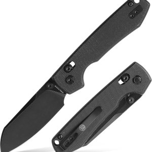 Vosteed EDC – Cuchillo plegable ligero de bolsillo con clip para hombres y mujeres, cuchillo de bloqueo de barra transversal con hoja de acero Vosteed EDC – Cuchillo plegable ligero de bolsillo con clip para hombres y mujeres, cuchillo de bloqueo de barra transversal con hoja de acero