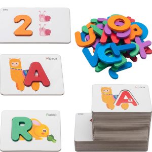 Tarjetas flash de números y alfabeto para niños pequeños de 3 a 5 años, tarjetas flash ABC para juguetes educativos Montessori con letras Tarjetas flash de números y alfabeto para niños pequeños de 3 a 5 años, tarjetas flash ABC para juguetes educativos Montessori con letras