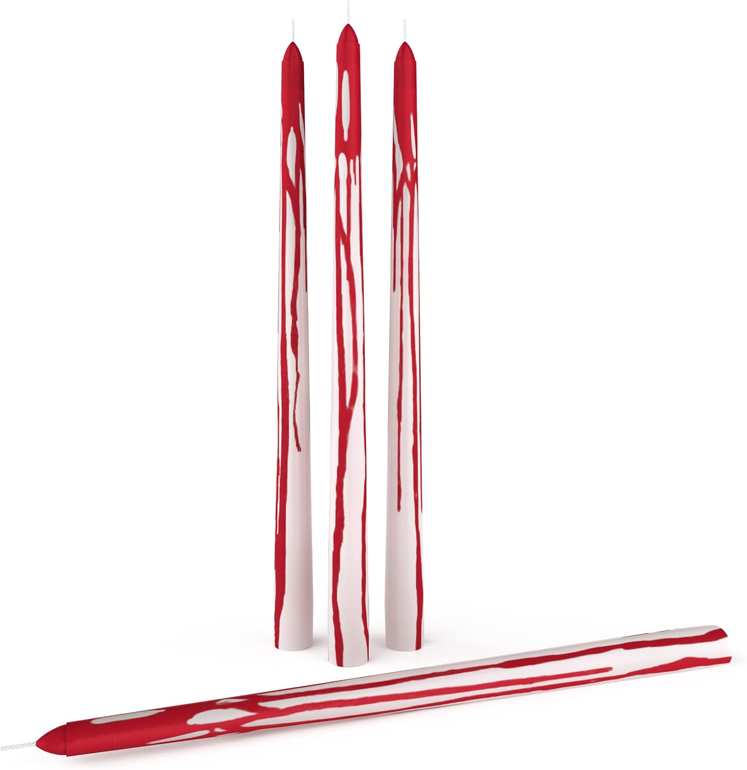 CANDWAX Juego de 4 velas cónicas de 14 pulgadas, velas cónicas sin goteo y sin perfume, perfectas como velas de cena y velas para el hogar, velas