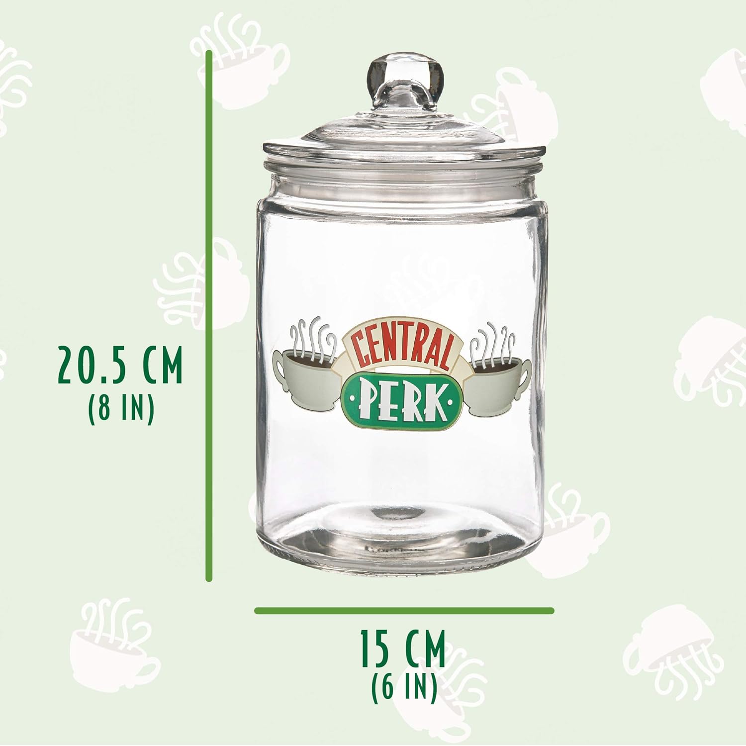 Friends TV Show Central Perk – Tarro de galletas con licencia oficial de Friends