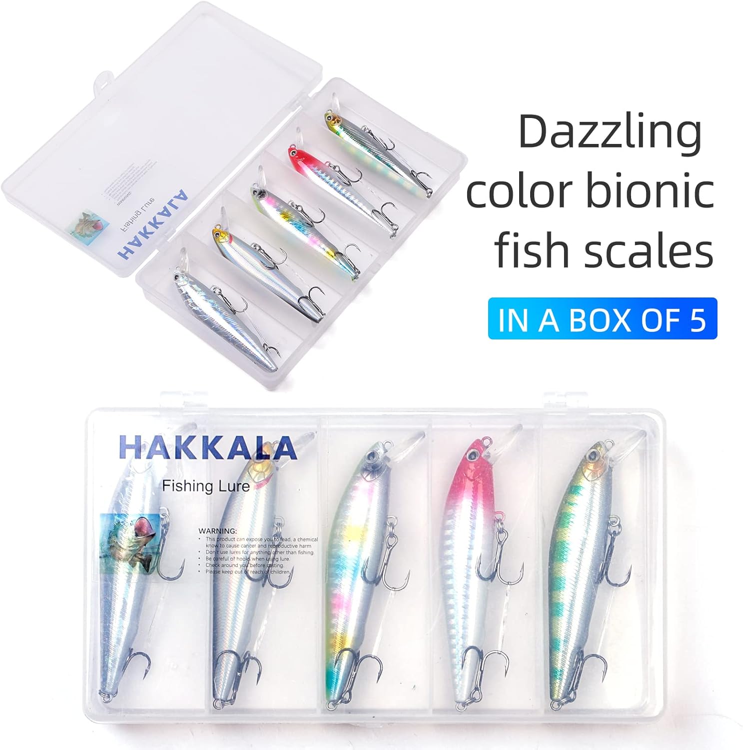 Señuelos de pesca de lubina, cebos duros, pequeños pececillos que hunden, jerkbaits para lubina, cuerpo duro, juego de señuelos