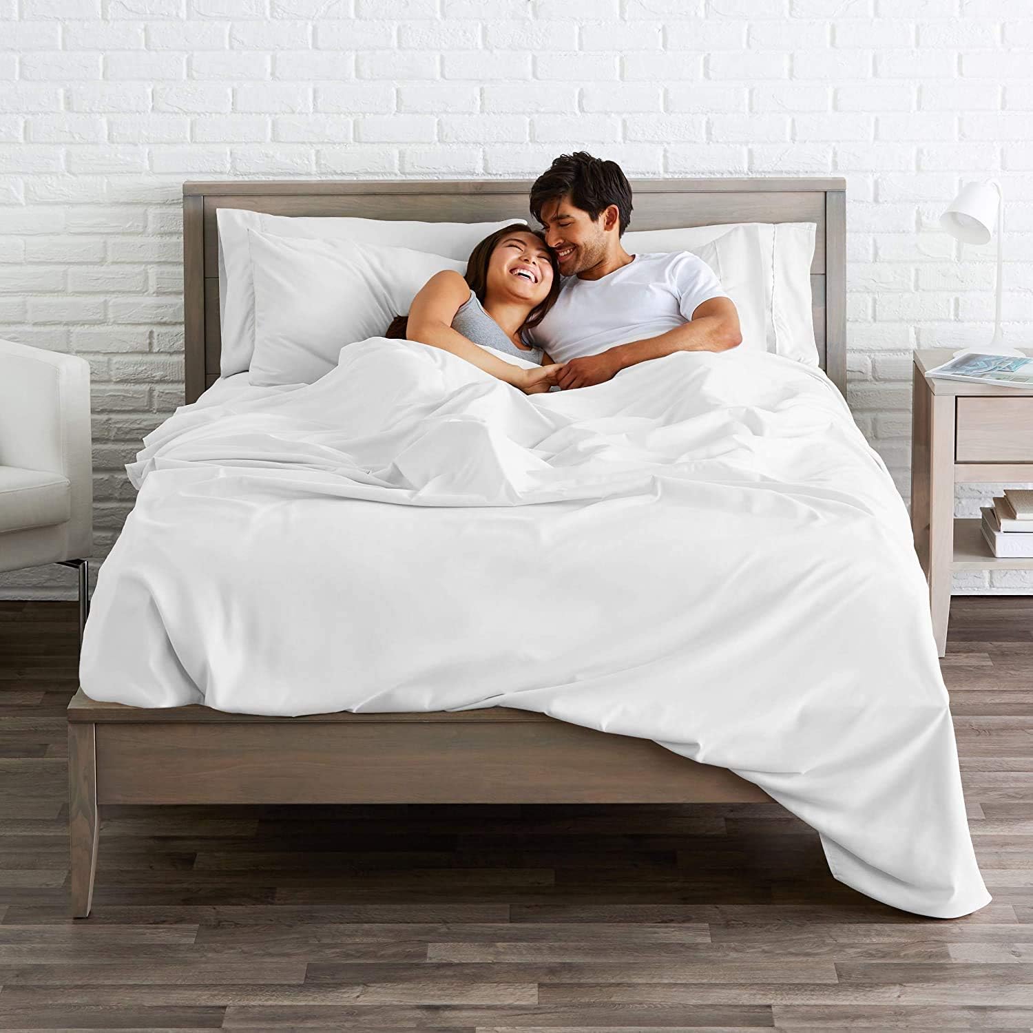 Sábanas de algodón percal de 600 hilos para cama de tamaño matrimonial XL, sábanas de algodón percal tamaño matrimonial XL, sábanas de algodón con