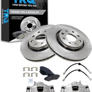 TRQ Front Brake Pad & Rotor Kit Compatible with 2004-2011 Chevrolet Aveo Aveo5 2009 Pontiac G3 TRQ Front Brake Pad & Rotor Kit Compatible with 2004-2011 Chevrolet Aveo Aveo5 2009 Pontiac G3