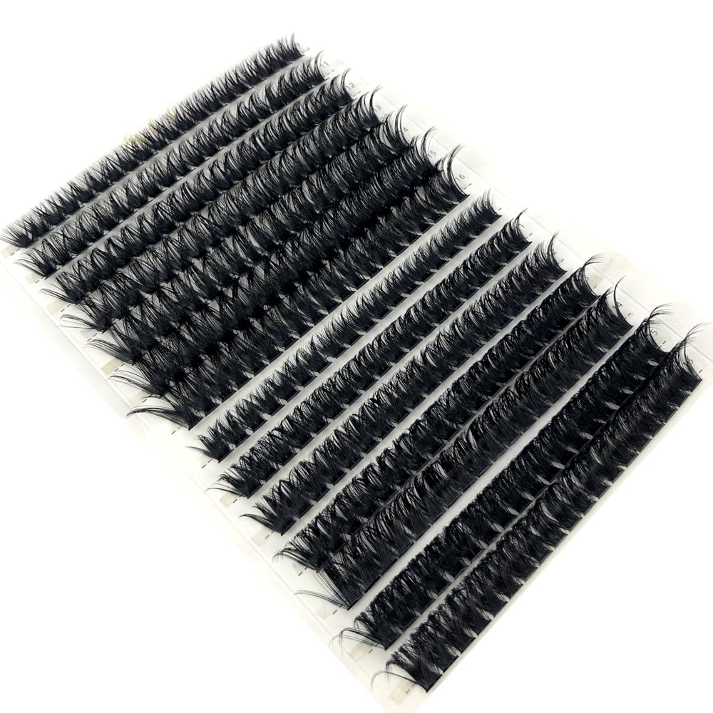 HBZGTLAD Pestañas de visón 30D40D50D60D80D, 280 paquetes de extensiones de pestañas naturales 3D Rusia, volumen de Rusia, pestañas individuales,