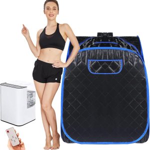 Spa de sauna de vapor portátil con control remoto, temperatura de 9 marchas, temporizador de 60 minutos, función de atomización, tienda de campaña Spa de sauna de vapor portátil con control remoto, temperatura de 9 marchas, temporizador de 60 minutos, función de atomización, tienda de campaña
