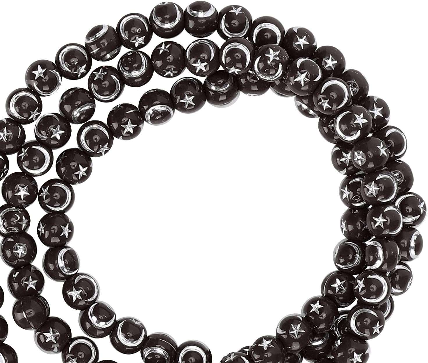 Hztyyier Rosario musulmán Perlas Suministros Herramientas Artículos Pulseras Articulo Oración Islámica Resina Religiosa 99 Granos Cuentas Budistas