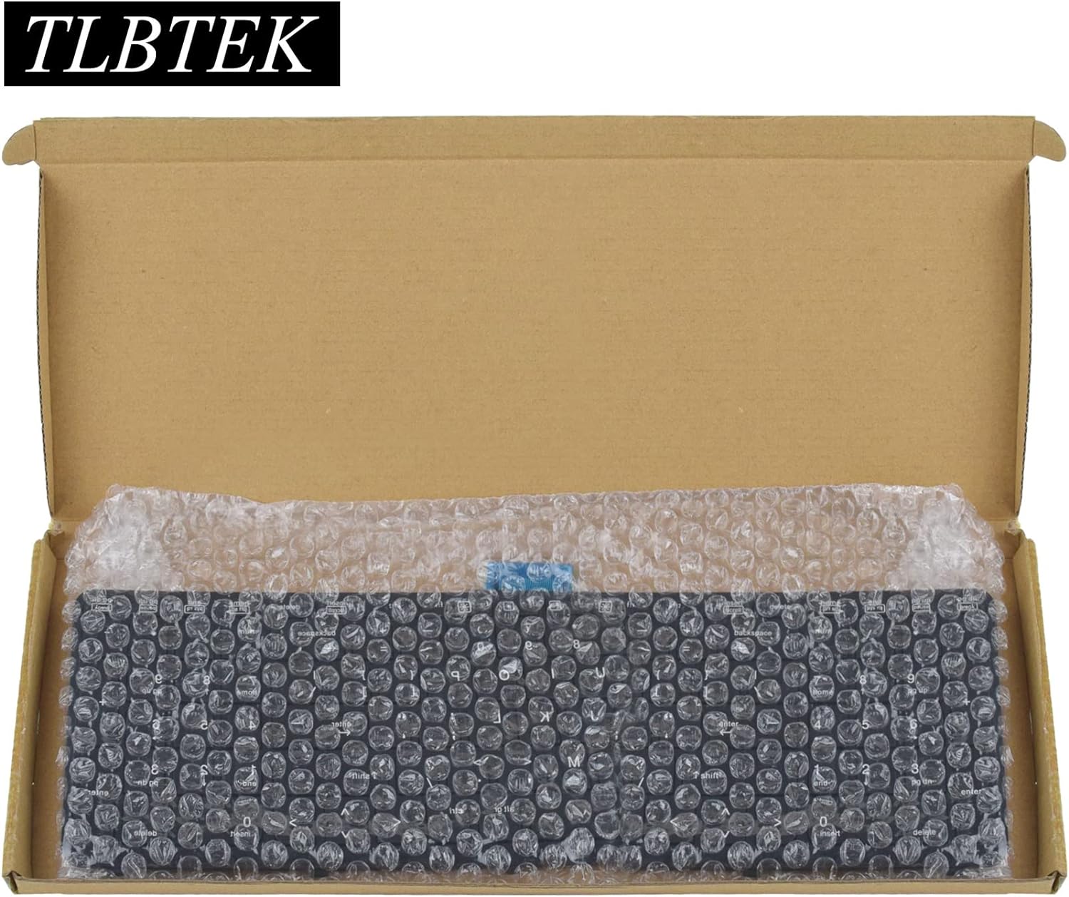 TLBTEK Teclado retroiluminado de repuesto compatible con 15-cx 16-a 15-dk 15-ec 17-cd Series Laptop L20333-001 AM28B000300 negro
