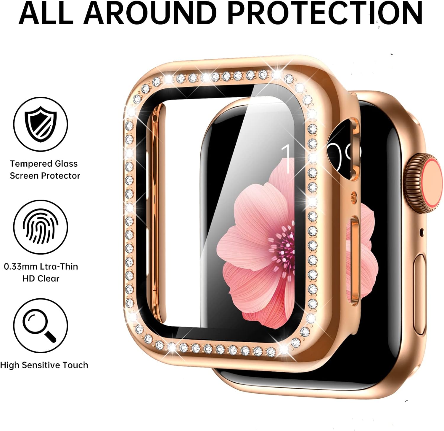 Mesime Compatible con Apple Watch Band de 1.496 pulgadas, 1.575 pulgadas, 1.614 pulgadas, 1.654 pulgadas, 1.732 pulgadas, 1.772 pulgadas, correa de