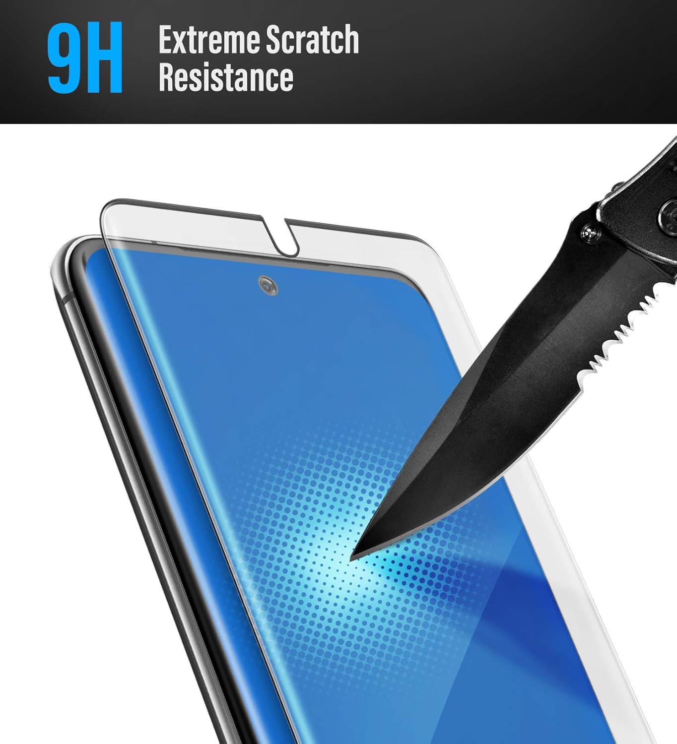 magglass Protector de pantalla mate para Galaxy S20 (resistente a las huellas dactilaressin burbujas), protector de vidrio templado antirreflejos