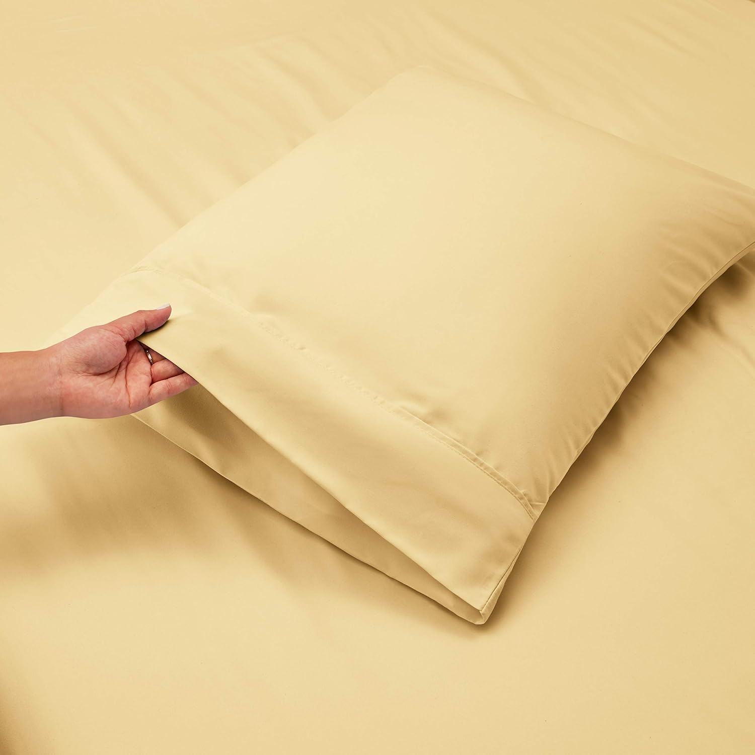 Nestl – Juego de sábanas de 4 piezas, sabana bajera con laterales extraprofundos, sábanas con laterales extraprofundos, de 54 x 75 pulgadas, tamaño