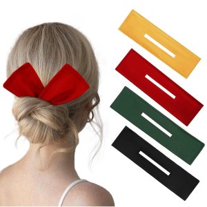 4 piezas de moños hábiles para hacer cabello, dona, moños, accesorios para el cabello para mujeres, niñas, niños, rizador de pelo francés perezoso 4 piezas de moños hábiles para hacer cabello, dona, moños, accesorios para el cabello para mujeres, niñas, niños, rizador de pelo francés perezoso