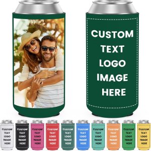 20 fundas delgadas para enfriar latas, enfriadores de bebidas reutilizables con aislamiento a granel personalizables para botellas de agua, 20 fundas delgadas para enfriar latas, enfriadores de bebidas reutilizables con aislamiento a granel personalizables para botellas de agua,