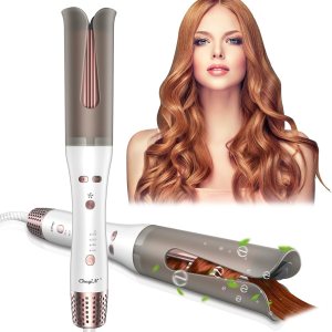 CkeyiN Rizador de pelo automático, rizador automático con ventilador de aire frío, aire frío de un solo toque y 4 temperaturas, rizador de pelo de CkeyiN Rizador de pelo automático, rizador automático con ventilador de aire frío, aire frío de un solo toque y 4 temperaturas, rizador de pelo de