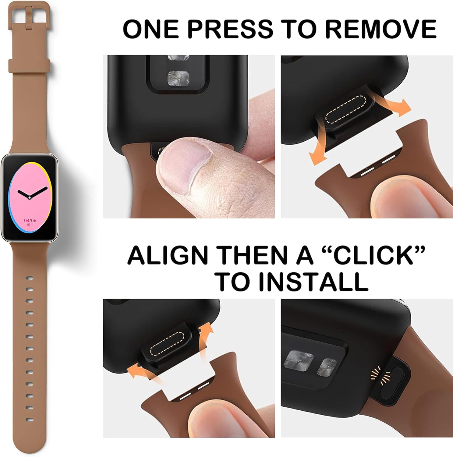 Z.DuDuZAZA Paquete de 7 pulseras para Xiaomi Mi Band 7 Pro correas de repuesto de silicona TPU Correa de reloj ajustable y colorida compatible con
