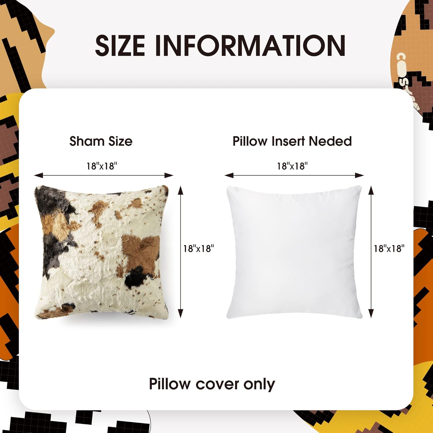 COSYCO Fundas de almohada Sherpa, fundas de cojín acogedoras y esponjosas, fundas de almohada decorativas para sofá, cama, almohadas decorativas, 18