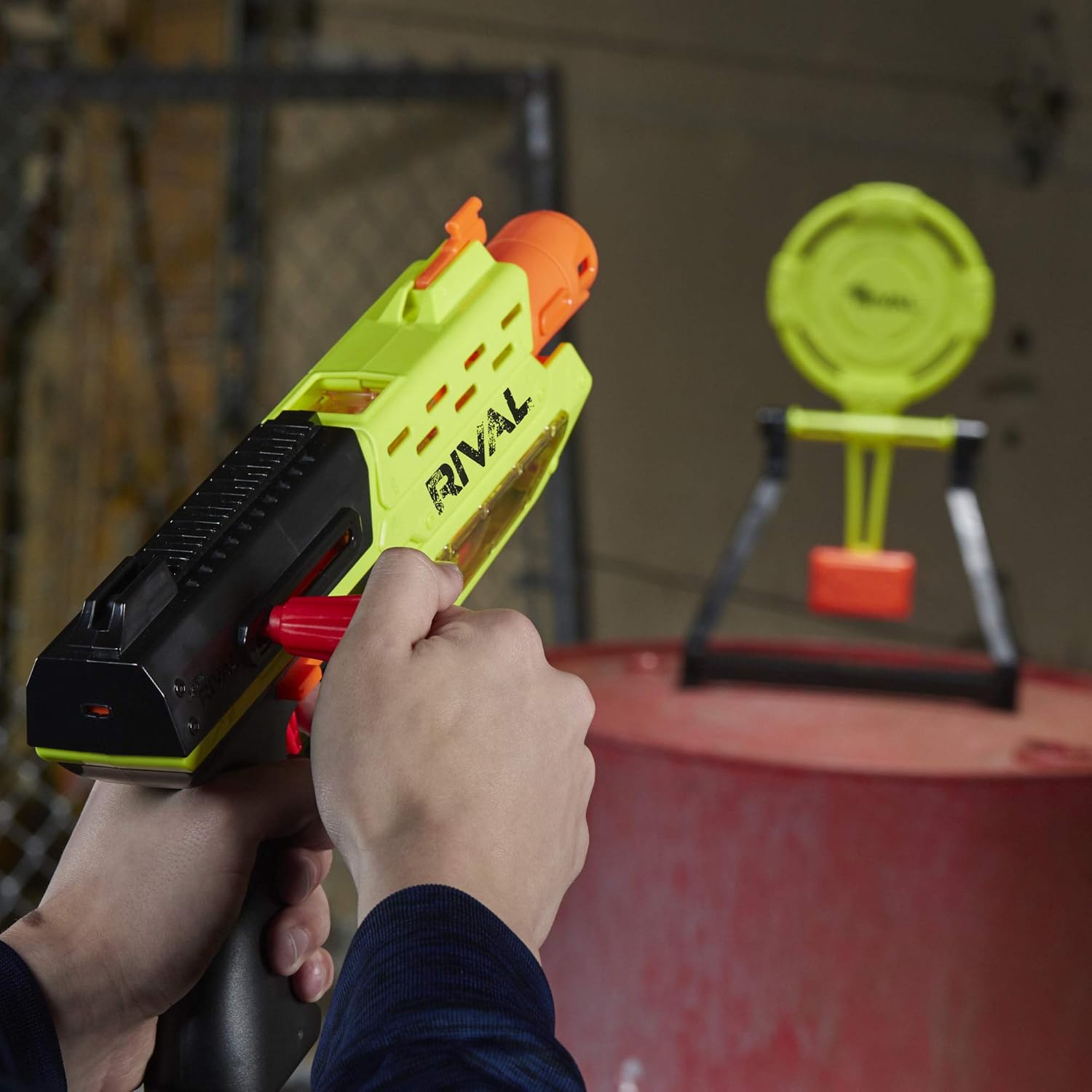 NERF Rival Mercury XIX-500 Edge Series Blaster con objetivo y 5 rondas