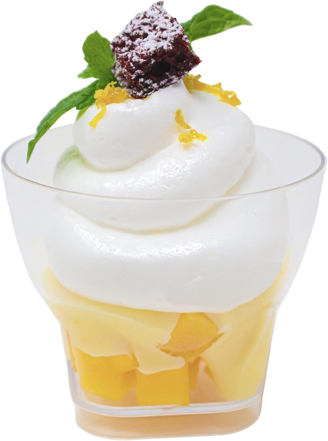 Paquete de 48 vasos pequeños de 3 onzas para postre de ron, de grado profesional, reciclable, transparente, duradero, desechable, para bodas,