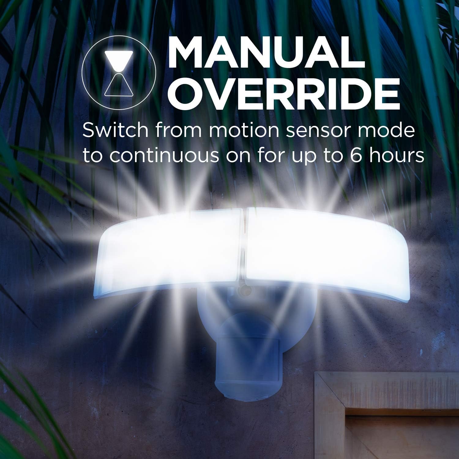 Luz LED de seguridad zona de hogar activada por movimiento de 2500 lúmenes 35W