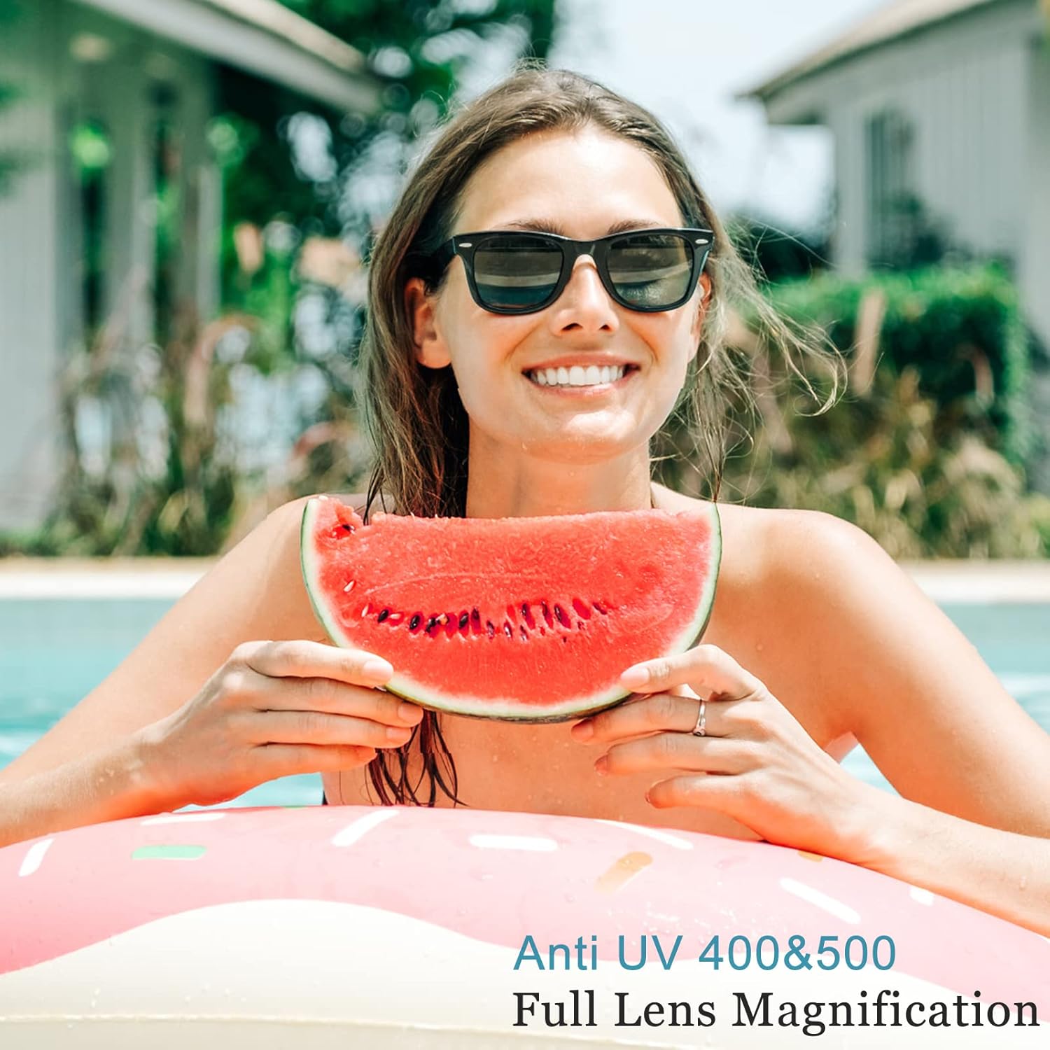 Lentes de sol de lectura para hombres y mujeres, lentes de sol tintados con lectores, bisagra de resorte, lectores de sol, protección UV400