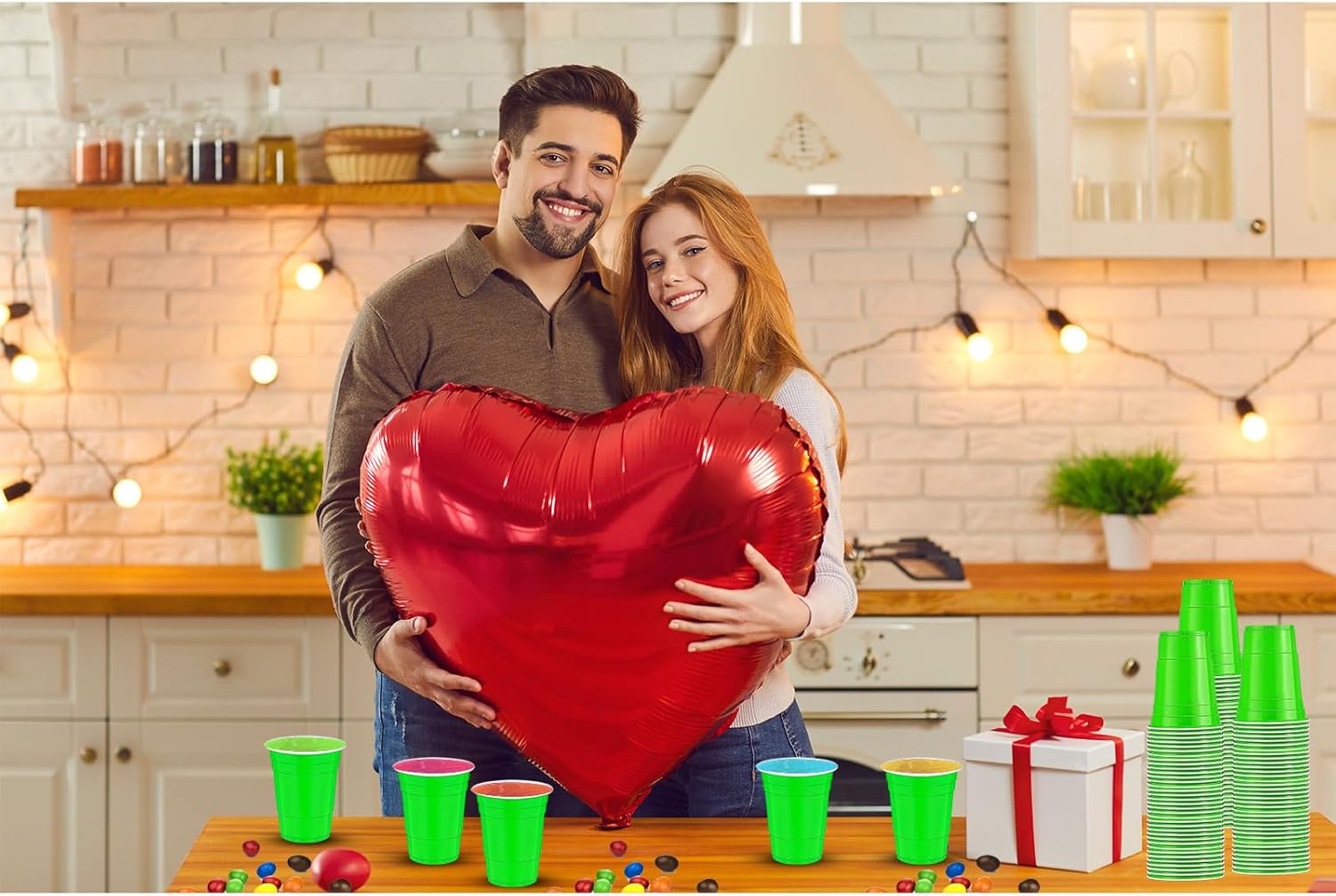 120 vasos de plástico verdes de 16 onzas de 16 onzas, tazas individuales verdes de plástico verde, vasos desechables de 16 onzas, tazas de fiesta