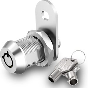 Paquete de 1 cerradura de gabinete con llaves, cerraduras de compartimento para caravana, cerradura de leva de 58 pulgadas con llave similar, Paquete de 1 cerradura de gabinete con llaves, cerraduras de compartimento para caravana, cerradura de leva de 58 pulgadas con llave similar,