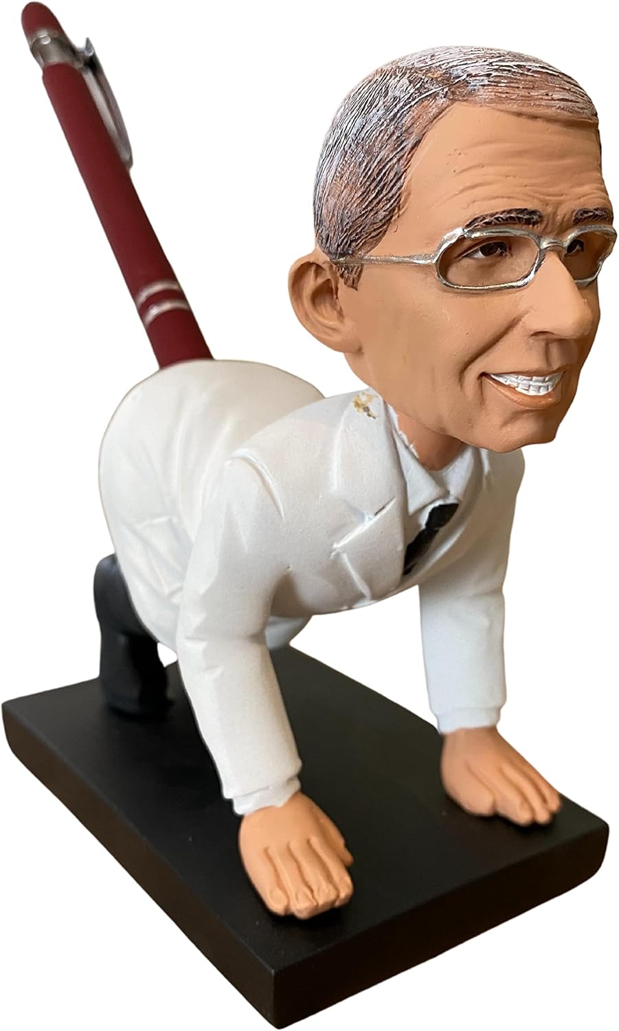 Pesky Patriot Dr. Anthony Fauci Bobblehead Portalápices Regalo de mordaza  Divertido anti Lord Fauci Idea de regalo novedosa para estadounidenses