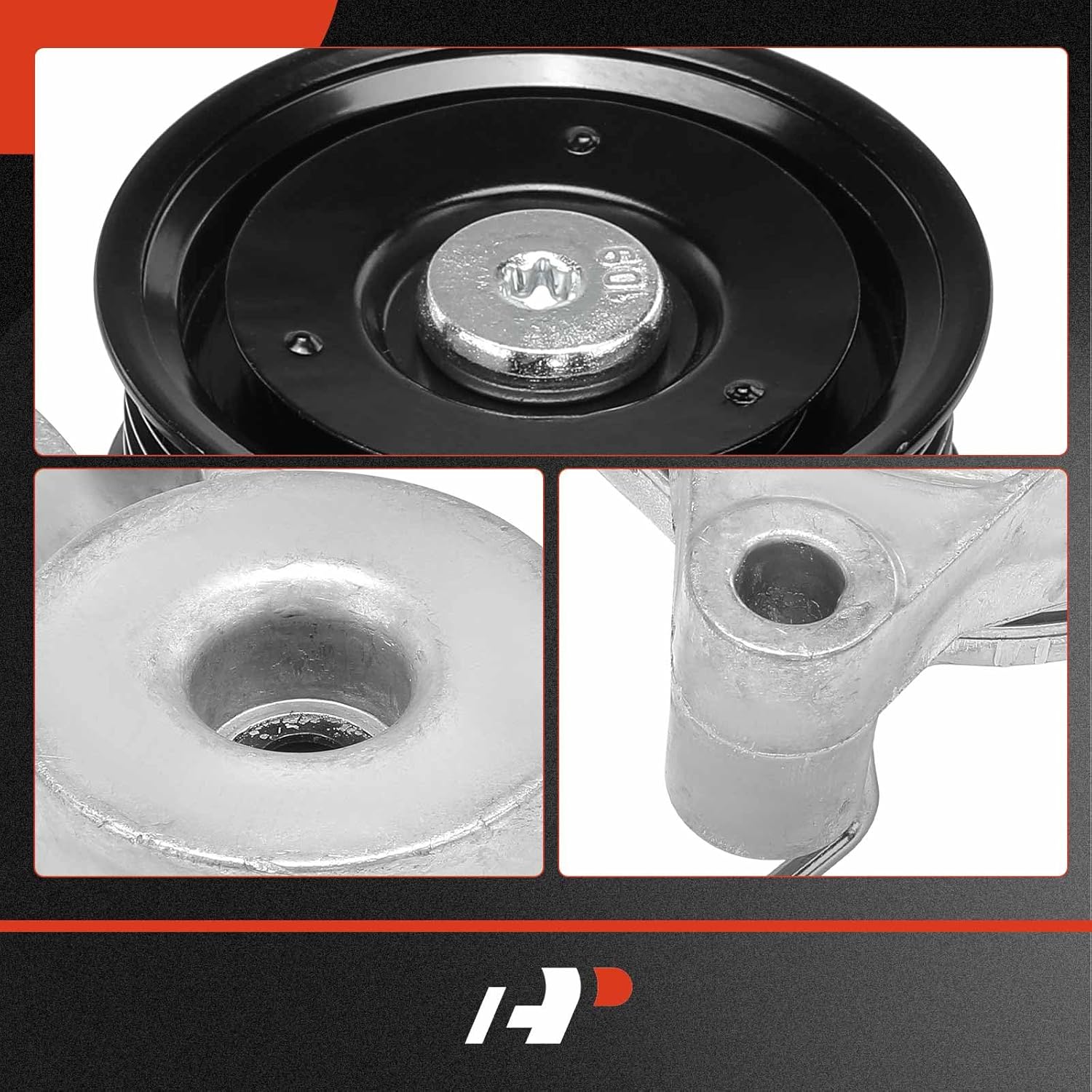 A-Premium Conjunto tensor de correa con polea compatible con Hyundai Elantra 2014-2021, Elantra GT 2016-2020, Tucson, Veloster, Veloster N, Kona &