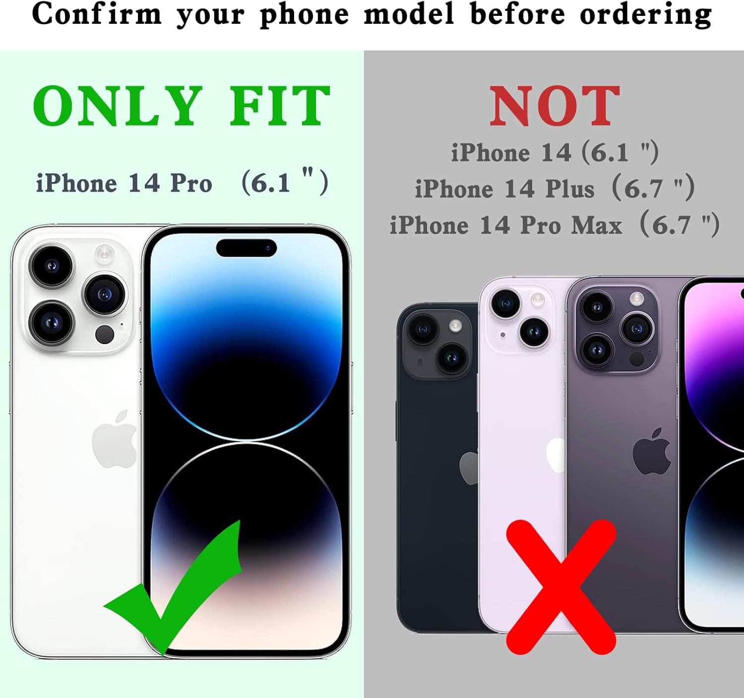 Funda para iPhone 14 Pro (no 14 Pro Max), bonita funda cuadrada retro para niñas y mujeres con soporte de anillo, diseño de flores, esquinas